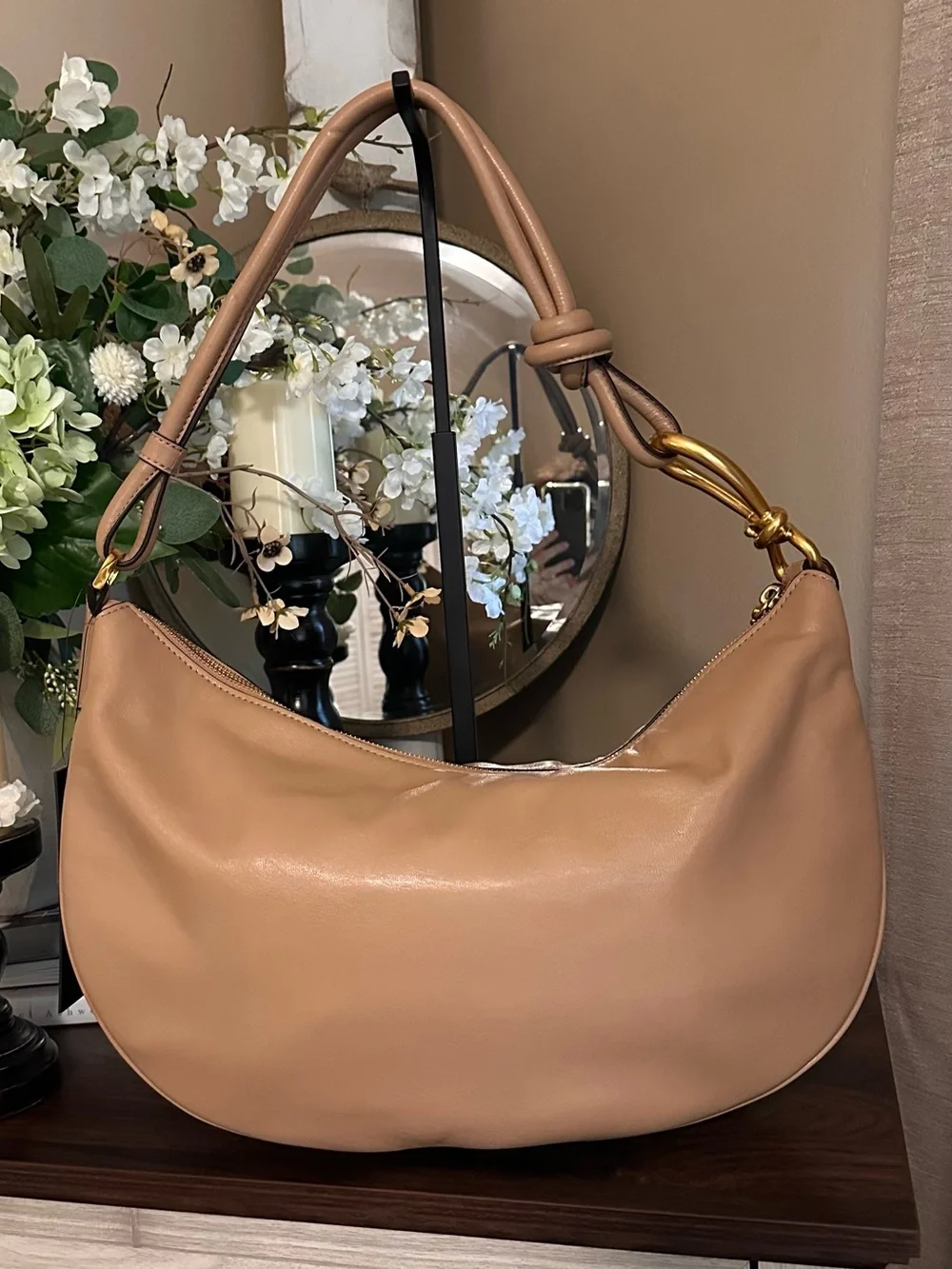NWT | Donna Karan New York Roslyn Love Knot Shoulder Bag